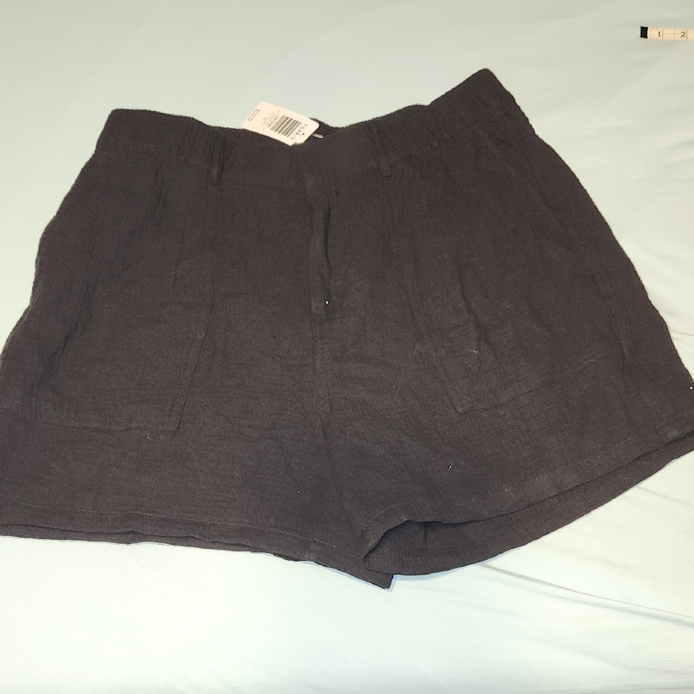 Torrid Charcoal High Waist Shorts